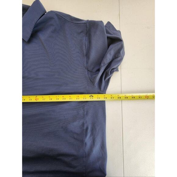 Nike Golf Dri-FIT Polo Shirt Mens 2XL Blue Performance Pique Athletic Tennis - Picture 10 of 13